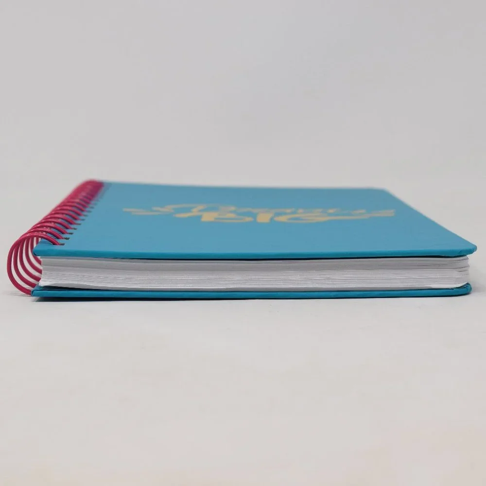 Dream Big Spiral Journal Hardcover Lined Pages Diary Back to School Notes Doodle